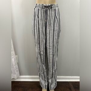 Striped Linen Pants
